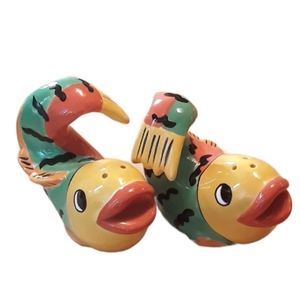 TSG Tropical Fish Ceramic Salt and Pepper Shakers